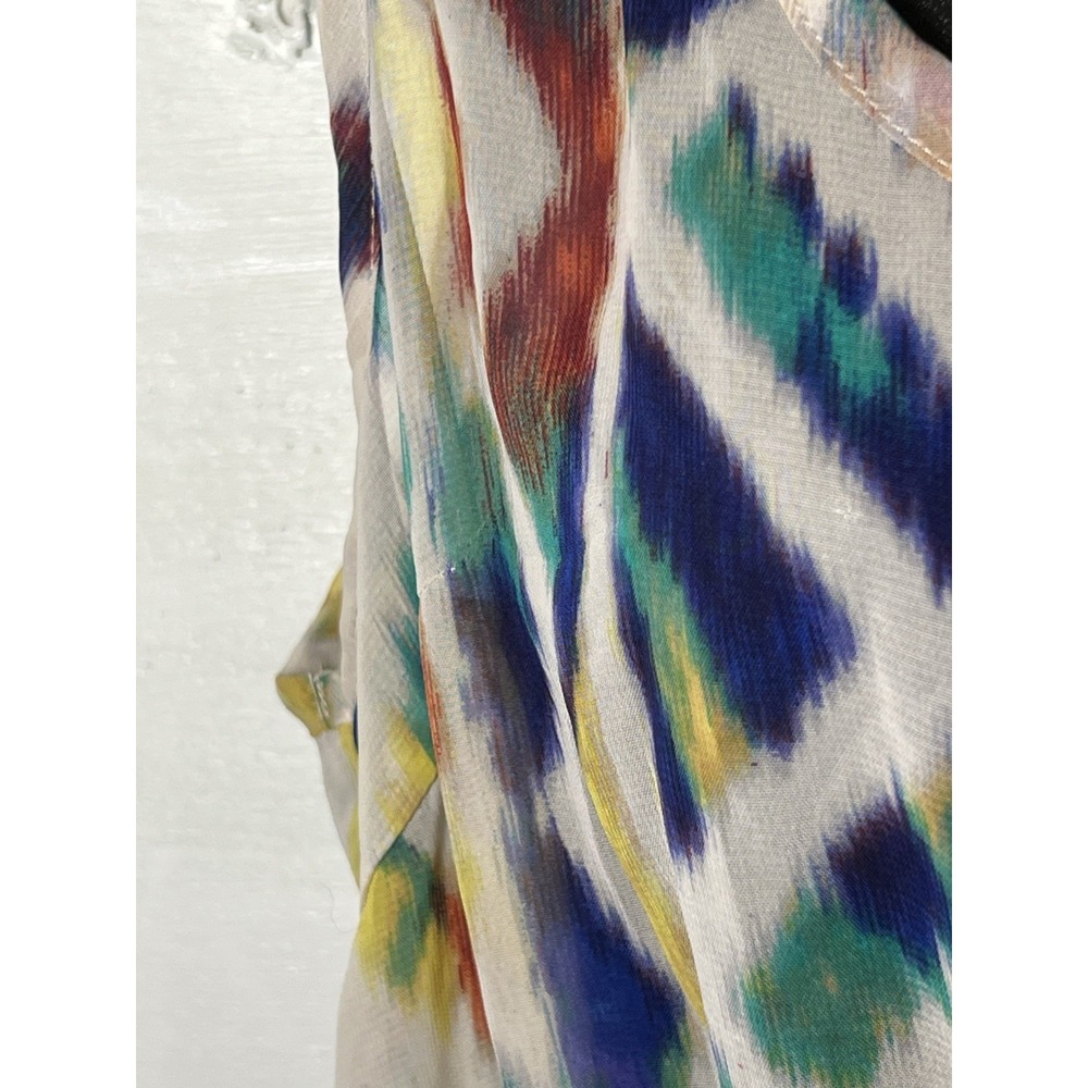 Women's Sundress See Through Beach XXI Us.M Tie Dye Hippy Chic Vibe Vacay Garden - Picture 5 of 9